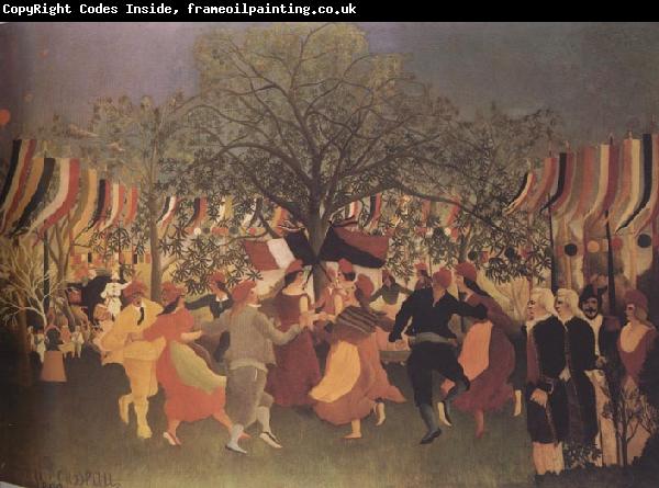 Henri Rousseau Onew Centennial of Independence The People Dance Around Two Republics,That of 1792 and That of 1892,Holding Hands and Singing:'Aupres de ma blonde,qu